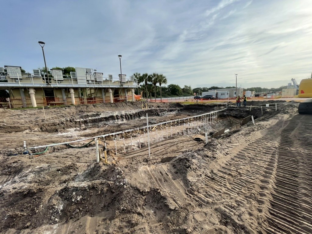 Excavation and infrastructure work zone