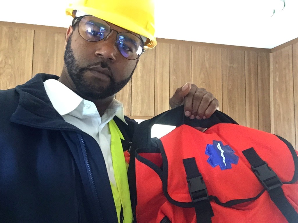Safety equipment used on site