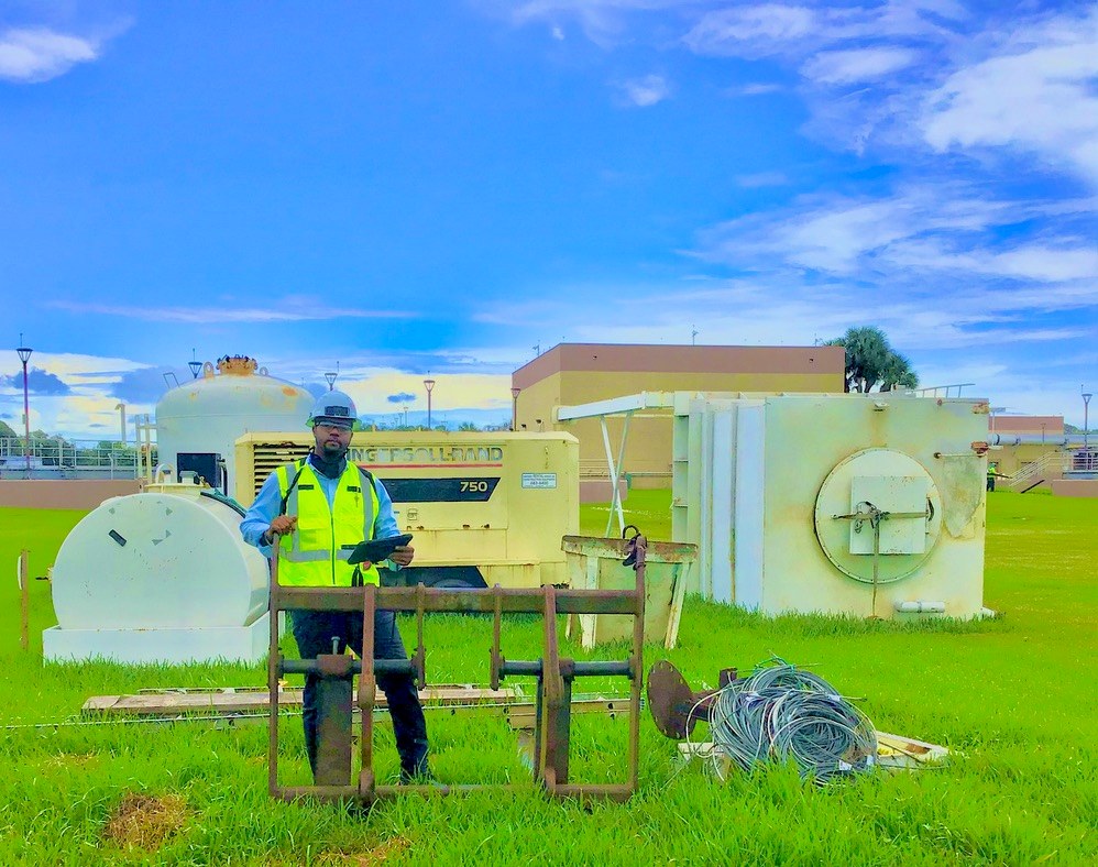 David Norris at an infrastructure utility site
